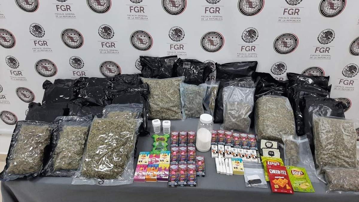 Lss frituas y dulces con mariguana decomisados en Nuevo León