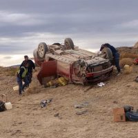 Una mujer sufrió diversos golpes tras protagonizar un impresionante siniestro vial en la Ruta 40