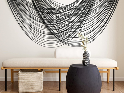 Con lana y alambre de fardo podés hacer estas hojas rústicas boho, que salen fortuna en los locales de decoración