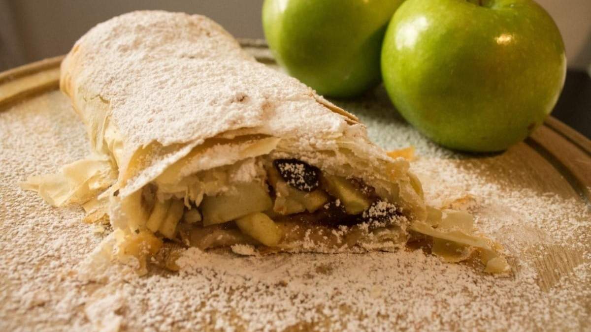 Postre de manzana. Fuente: (Instagram)