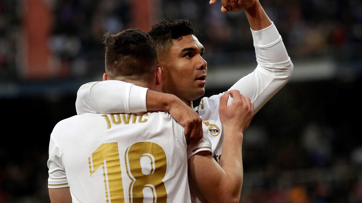 Casemiro con Jovic. Fuente (Instagram)