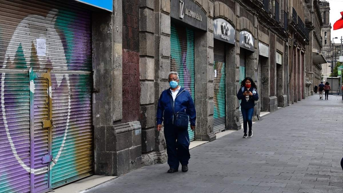 Establecimientos cerrados en el centro de la capital