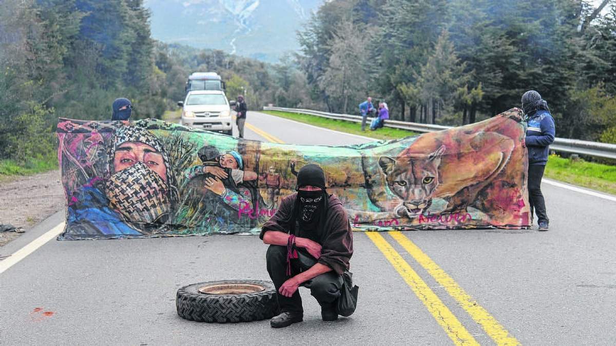 Incidentes en Villa Mascardi. Fuente: (Twitter)