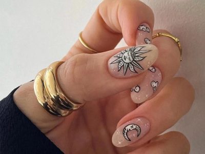 Nail Art: los diseños más lindos para las fanáticas de la astrología y la luna