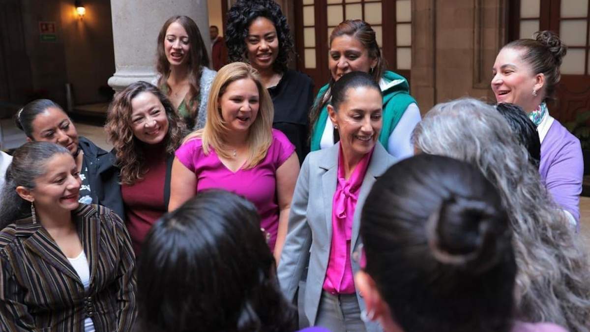 Sheinbaum, en la conferencia en la que anunció la Semana por la Eliminación de la Violencia contra las Mujeres