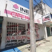 Protestan en Chiapas para exigir liberación de 19 normalistas detenidos en El Amate