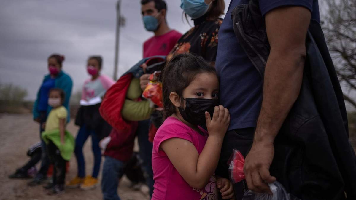 Familias migrantes en México. Fuente: (Twitter)