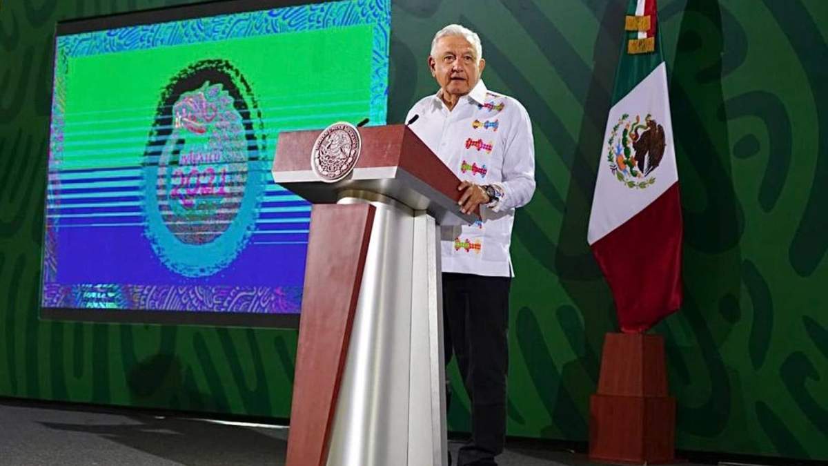 El presidente López Obrador