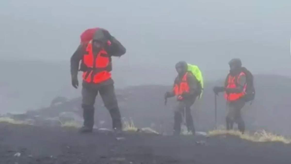Encontraron al turista extraviado en el Volcan Llaima. Fuente: (RSM)