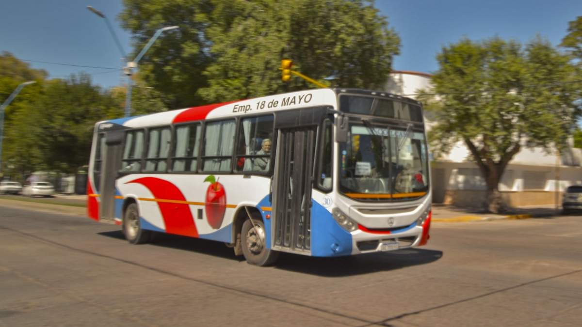 Transporte público de General Roca. Fuente: (Twitter)