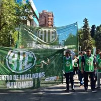 A diferencia de la conducción provincial, el sector verde de Ate Neuquén se movilizó en la capital