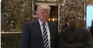 Kanye West quiere ser presidente de EU en fórmula con Donald Trump