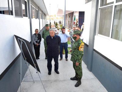 AMLO inaugura cuartel de la Guardia Nacional en Maravatío, Michoacán