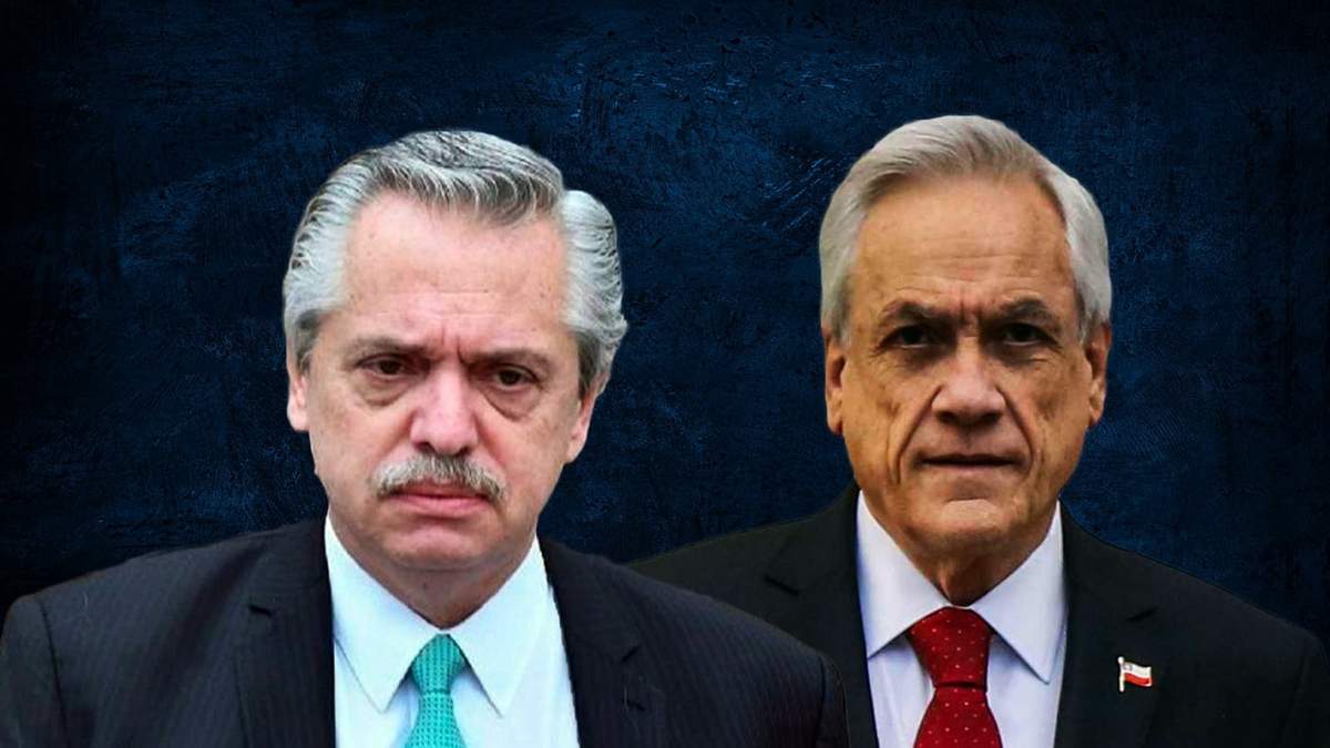 El presidente Alberto Fernández iba a reunirse con su par chileno, Sebastián Piñera. Fuente: (Twitter)