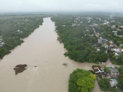 Tormenta “Barry” deja un muerto, comunidades incomunicadas y daños en carreteras de Tamaulipas