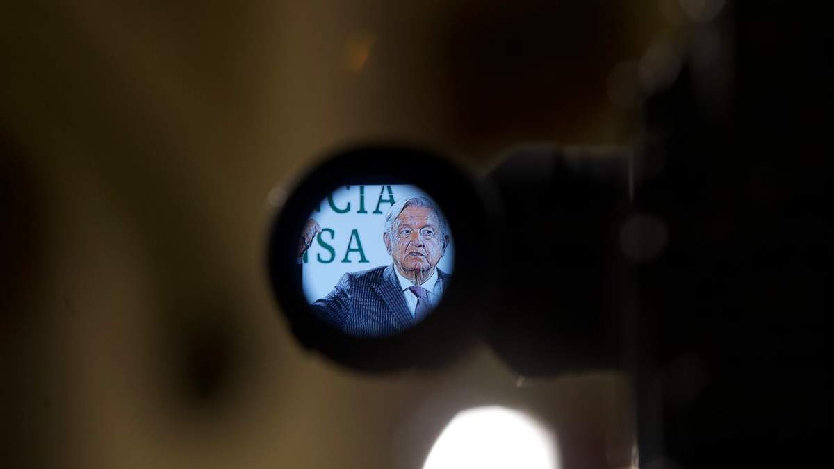 El presidente Andrés Manuel López Obrador en su conferencia de este miércoles