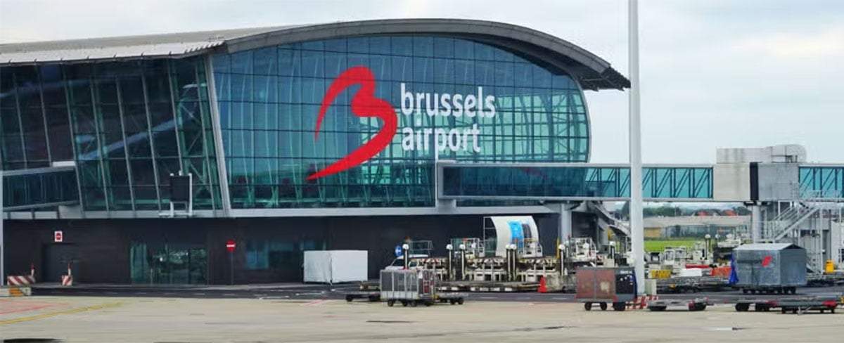 El aeropuerto de Bruselas fue uno de los más afectados.