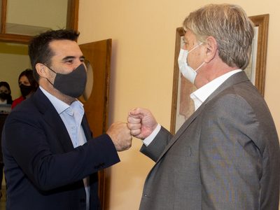 Energía: Darío Martínez se reunió con el gobernador de La Pampa