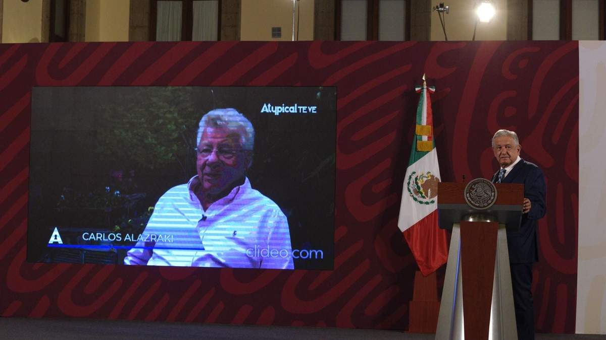 Fragmento de un video donde aparece Carlos Alazraki