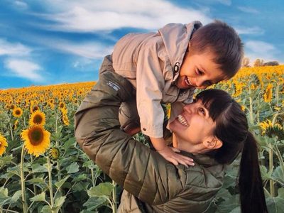 Felicitas Pizarro mostró cómo va el embarazo y lo que hacen su marido y su hijo: "Dos inquietos"