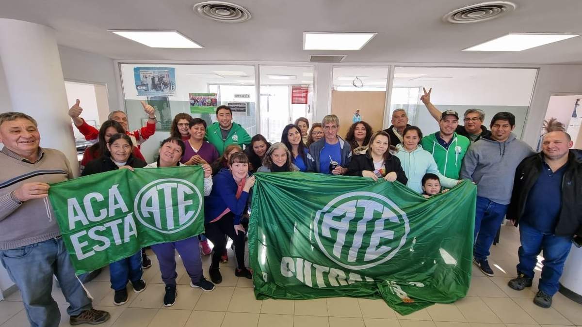 Integrantes de la Lista Verde de ATE Neuquén. Fuente: (Prensa Lista Verde).
