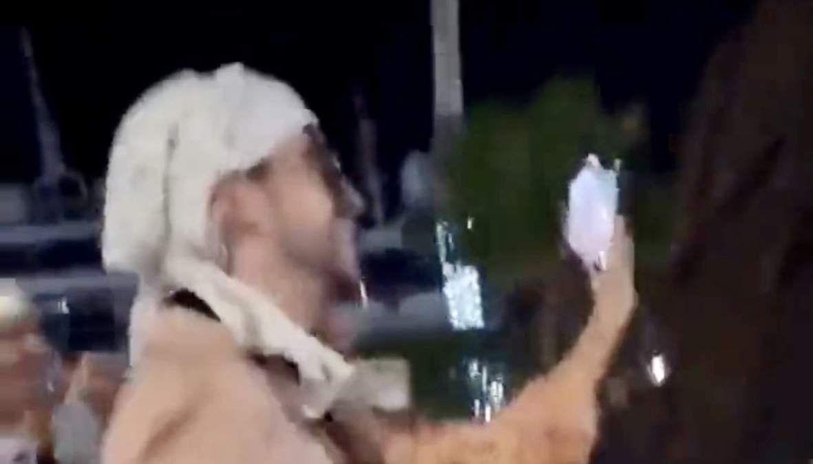 Escena del video que se viralizó en redes