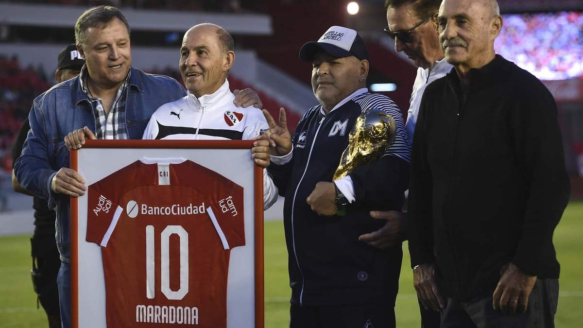 Bochini y Maradona. Fuente: (Instagram)