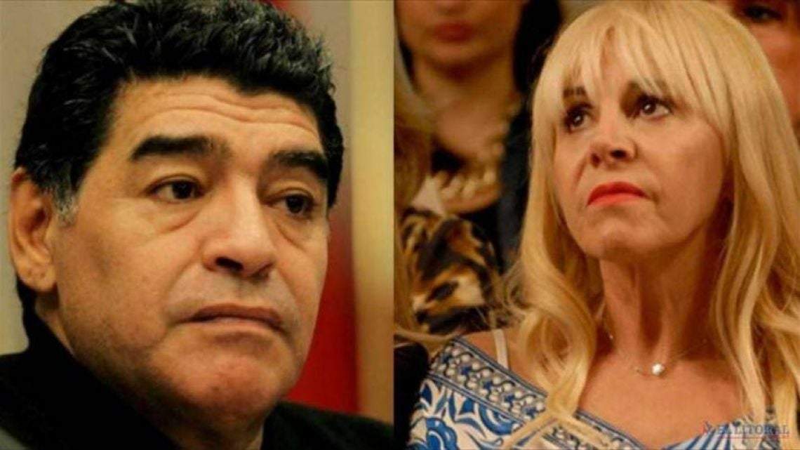 Diego Maradona-Claudia Villafañe. Fuente: (Instagram)