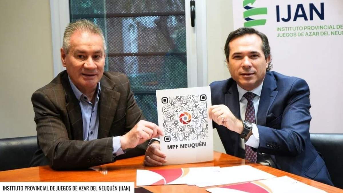 El presidente del IJAN, Raúl Béttiga y el Fiscal General, José Gerez. Fuente: (RSM)