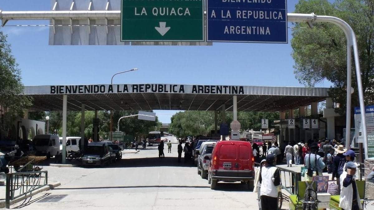 Una de las fronteras nacionales en La Quiaca, Provincia de Jujuy. Fuente: (Twitter)