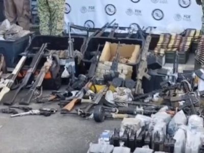 Elementos de la Sedena decomisan armamento y explosivos en una finca de Poncitlán, Jalisco