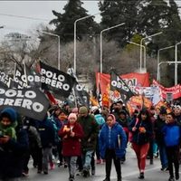 Manifestantes realizaron un piquete en los puentes carreteros por la situación en Jujuy