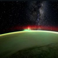 Video viral de la Vía Láctea captado desde la Estación Espacial Internacional