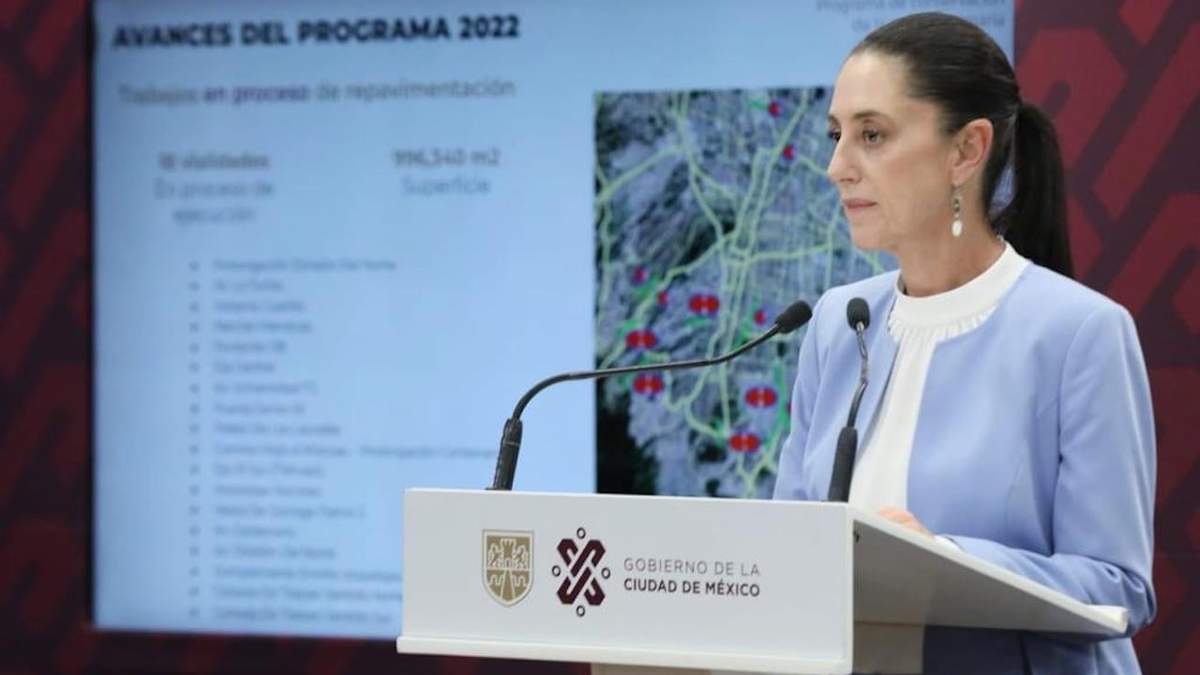 Sheinbaum informó sobre el avance del programa de conservación de la red vial primaria