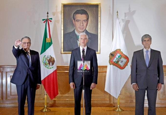 El gobernador Alfredo del Mazo designó a Luis Felipe Puente Espinoza secretario general de Gobierno, en sustitución de Ernesto Nemer Álvarez
