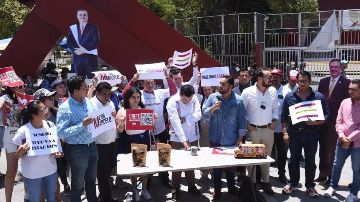 La presentación de los llamados "Marcelovers"