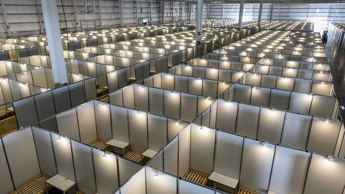 Centro de Aislamiento Tecnópolis. Fuente: (Twitter)