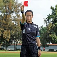 Katia Itzel García la primera árbitra central en un partido de la Liga Expansión