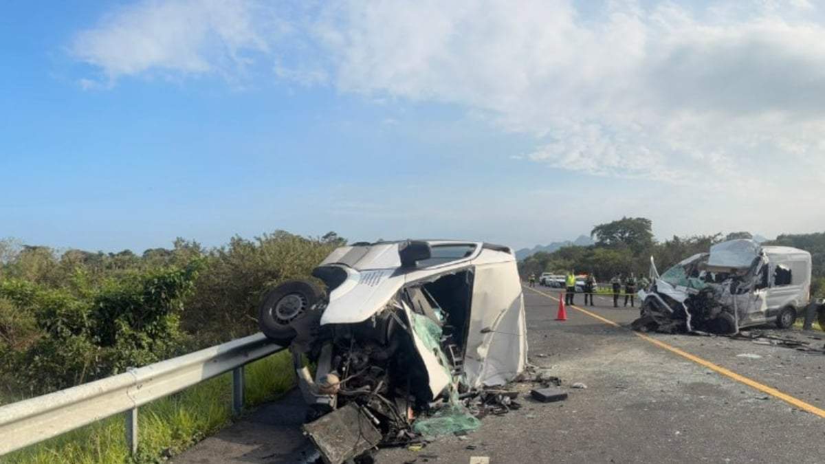 El accidente en la carretera Veracruz-Poza Ric