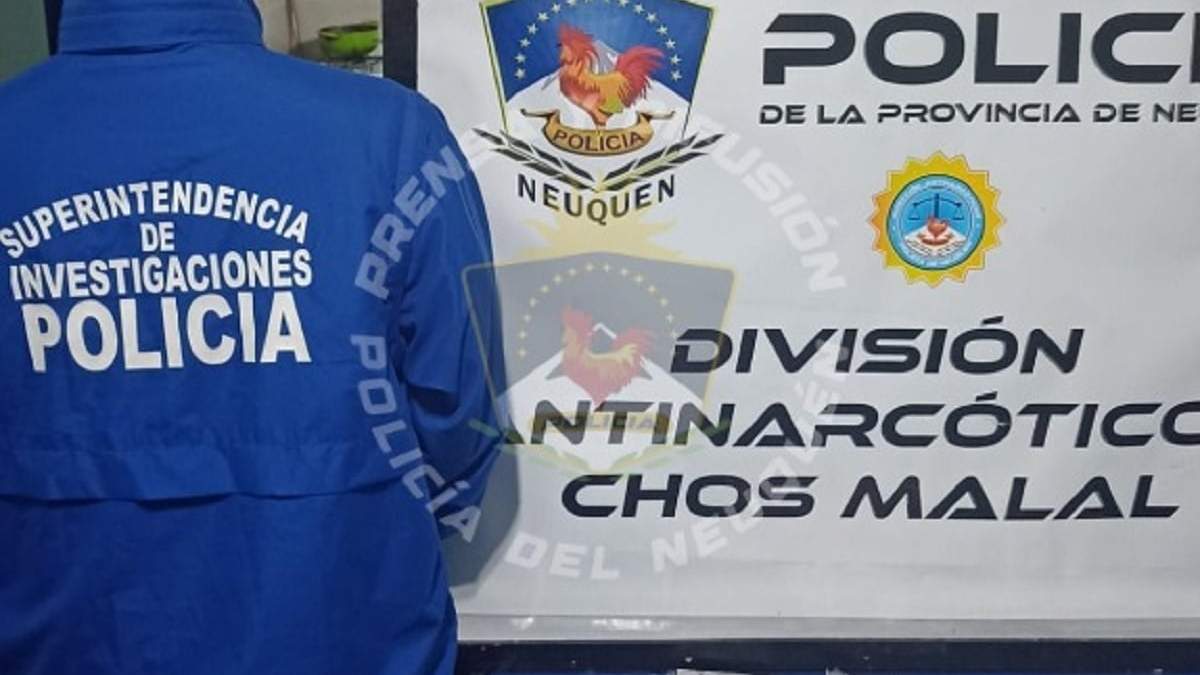 Desbarataron otro kiosko de cocaína en Chos Malal. Fuente: (Policía del Neuquén)