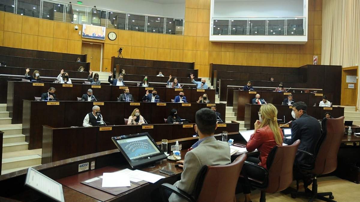 Diputados en la legislatura. Fuente: (Twitter)