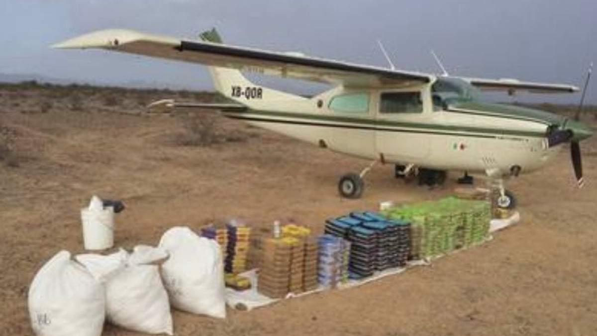 La avioneta interceptada en Chiapas