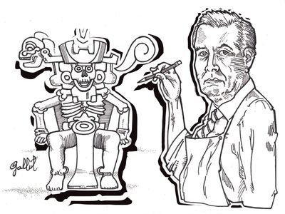 El artista Rodolfo Sousa y el regreso de Mictlantecuhtli al inframundo