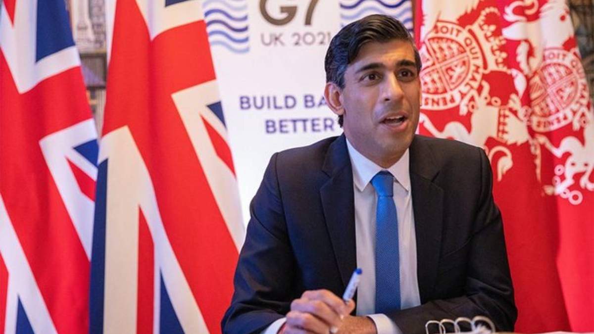 Rishi Sunak, ministro de Finanzas de Reino Unido