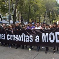 '¡Texcoco sí, caprichos no!”, gritan en marcha pro-defensa del NAIM (video)