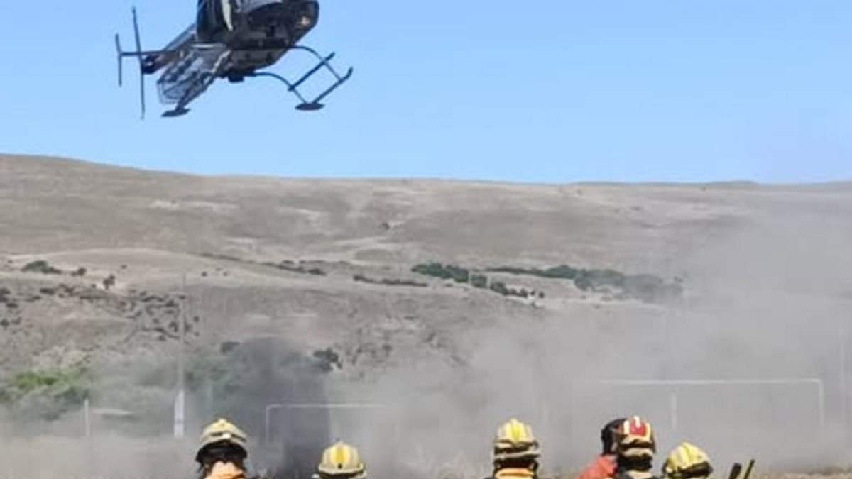 Se espera la llegada de dos helicópteros y un avión