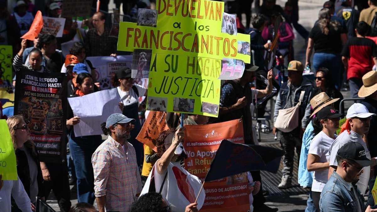 Protesta por caso del Refugio Franciscano