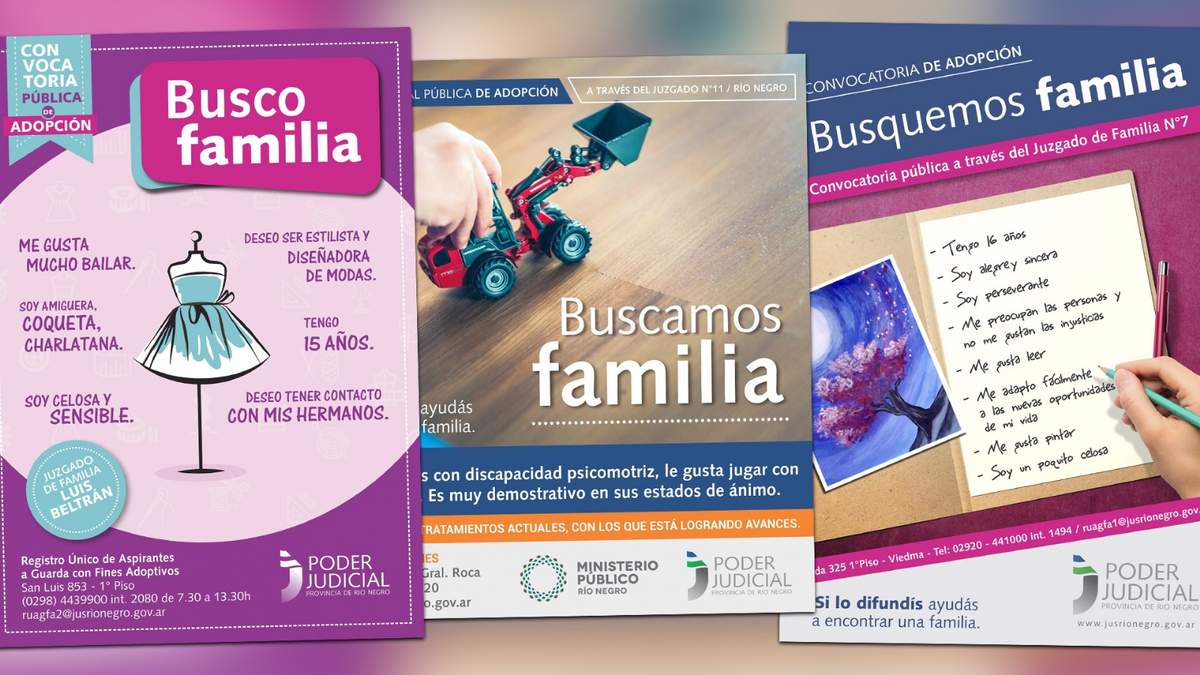 La campaña busca encontrar un hogar a niños y niñas en adopción. Fuente: (Twitter)