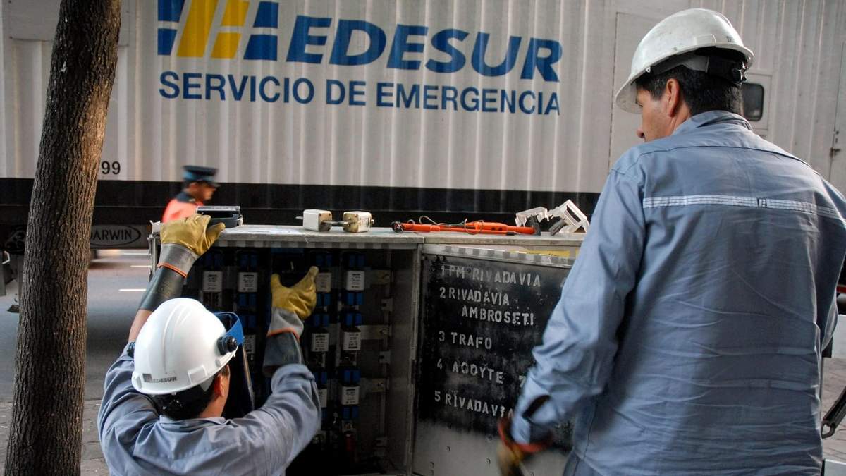 Edesur recibió ocho multas por parte del ENRE. Fuente: (Twitter)