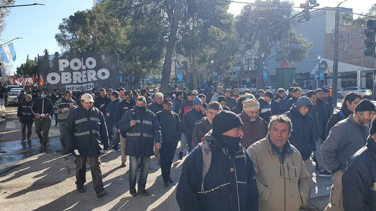 Polo Obrero Neuquén. Fuente: (Javier Manzano)